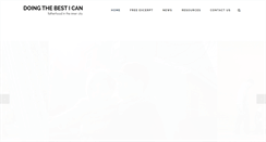 Desktop Screenshot of doingthebestican.com